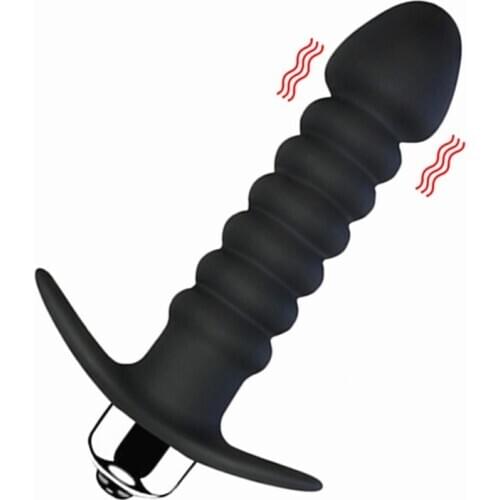 Long Anal Plug Butt Plug Vibrator Male Prostate Massager Silicone Anal Sex Toys For Gays Couple Men Woman Sex Products