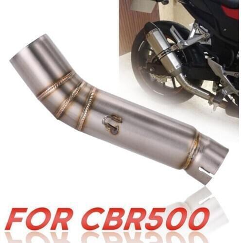 FOR CBR500 CBR 500R Motorcycle Exhaust Contact Middle Pipe Connector For CBR500R 2012 to 2015 Years