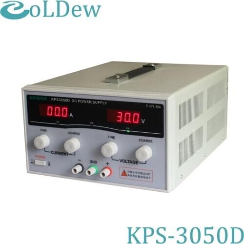 KPS3050D High precision High Power Adjustable LED Dual Display Switching DC power supply 220V EU 30V/50A