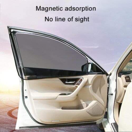 Magnetic Car Side Window Shade Sunshade Mesh Cloth UV Protection Shield for Auto