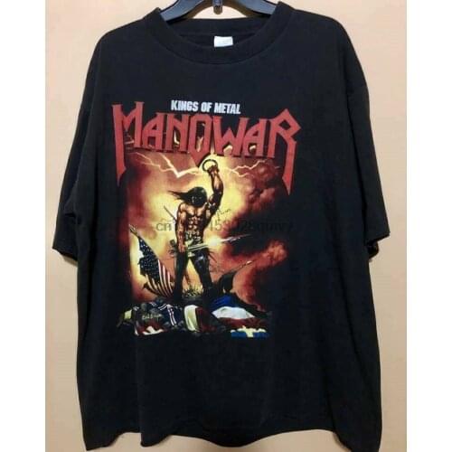 MANOWAR KING OF METAL AGONY AND ECSTASY Vintage World Tour 94 TSHIRT TOP QUALITY