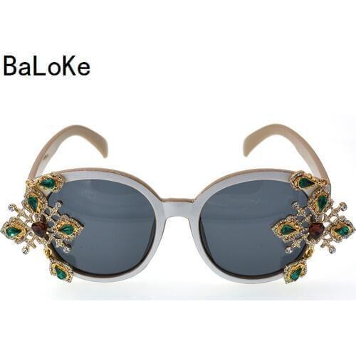 Fashion Flower Sunglasses for Women Personality Flower Sunglasses Summer Beach Cross Sun Glasses Outdoor Accessories