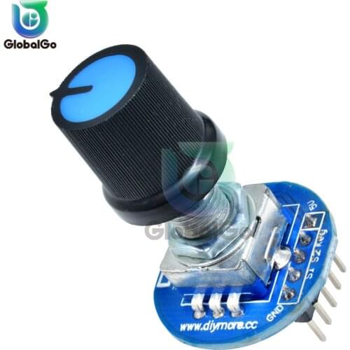 Rotary Encoder Module for Arduino Rotating Potentiometer Knob Cap Digital Controller Module 5V Encoder Controller Switch