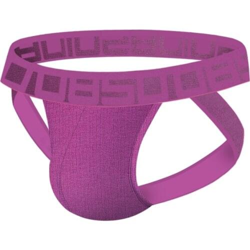 New Fashion Lingerie Men Jockstrap Low Waist Sexy Thongs Gay Underwear Mens Thong Cotton Bikini Breathable Tanga Hombre BS3127