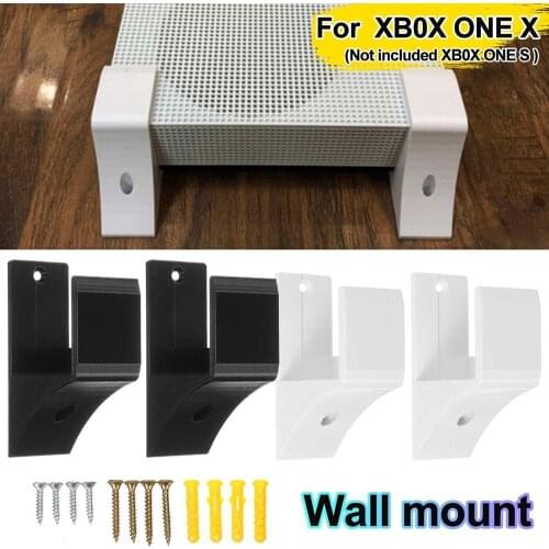 2Pcs Wall Mount Bracket for xbox series x Wall Holder for xbox one console accessories with Screw set For Xbox One S