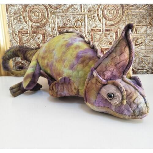 New cartoon animal Children plush toy cute simulation chameleon baby kids Christmas birthday stuffed toy gift