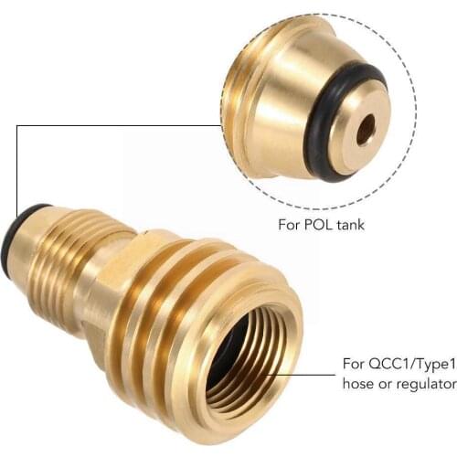 Picnic Gas Refill Adapter Outdoor Camping Hiking Stove Tank Stove Accessory Practical Refill Cylinder Gas Adapter S8F0