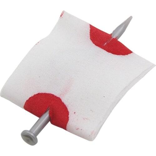 Gags & Practical Jokes Nail Through Finger With Bandage Fake Bloody Novelty Fancy Dress Prank Party Novelty & Gag Toys Hobbies