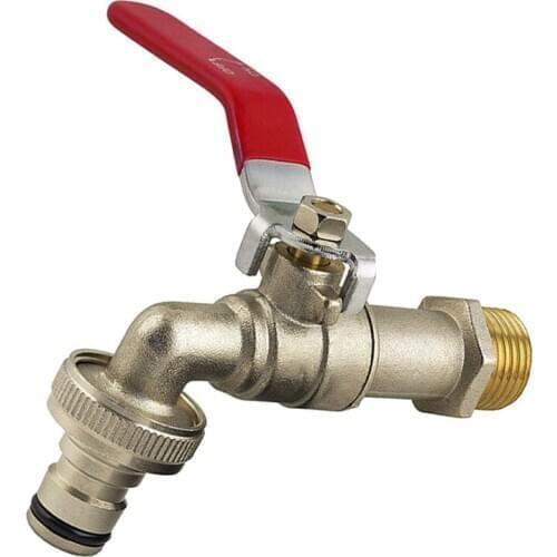 Basin Faucets Water Tap 1/2' Brass Faucet Home Outdoor Garden Tool basin mixer Garden Faucet Adaptor