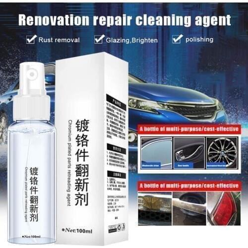 Shine Rust Cleaning Spray Cleaner Rust Removal for Car Vehicle Window Handle Car Styling