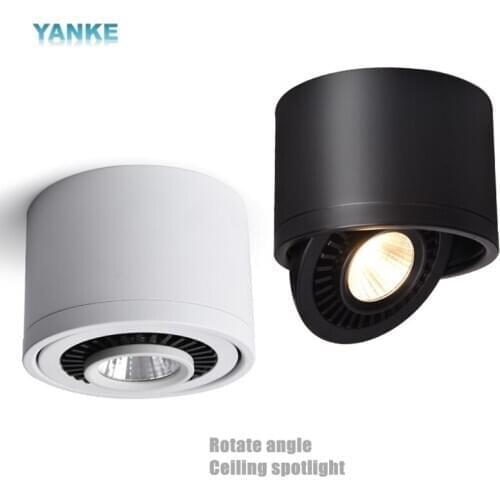 Dimming bright installed spotlight led ceiling light ceiling background wall aisle cob clothing store downlight 5W~20W