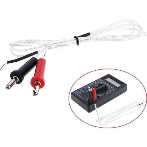 TP-01A K-type Wire Temperature Test Thermocouple Sensor Probe 100cm