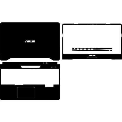 Laptop Carbon Vinyl Skin Sticker Cover For ASUS TUF Gaming FX505 FX505DD FX505DT FX505DU FX505DV FX505DY FX505GE FX505GD 15.6"