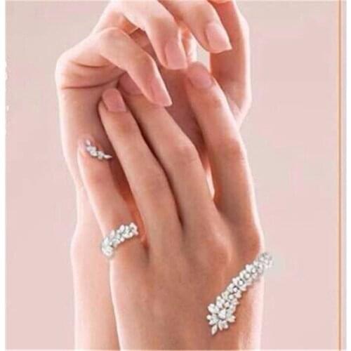 Xd81 Luxury shine Designer Fashion 925 Sterling Silver wedding party Jewelry zirconia, aaa1