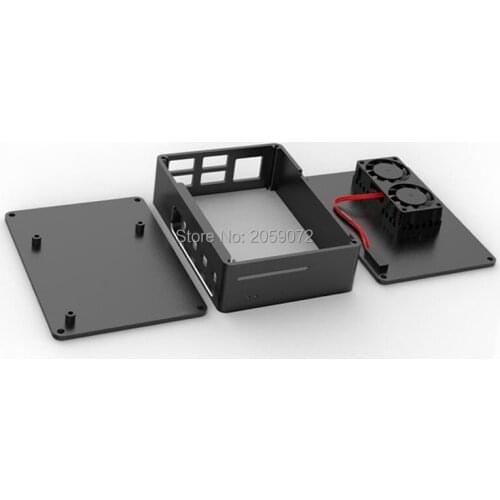 Raspberry Pi 4 Model B 4 Aluminum Metal Case with Dual Fan Heatsink