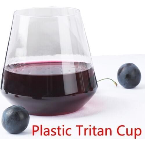 New 2020 Transparent Plastic Tritan Material Water Glass Juice Glass Beer glass Not Broken Not Afraid Of Falling