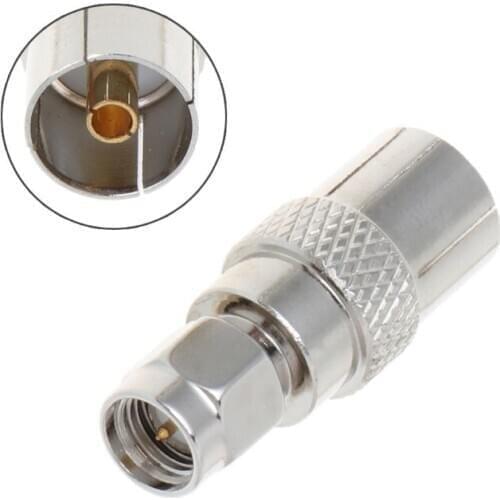 SMA Male To TV Female Jack Plug RF Connector Straight Coaxial Cable Adapter
