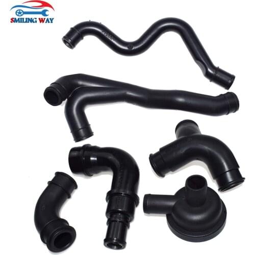 SMILING WAY# Crankcase Breather Hose Pipe / Exhaust Valve For Audi A3 A4 A6 TT VW Golf Beetle Jetta Passat Bora Seat Skoda 1.8T