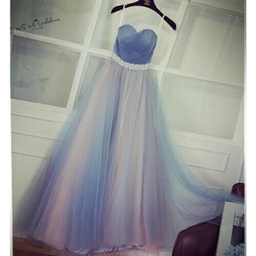 Vintage Prom Dresses 2018 Tulle Plus Size Long Evening Party Gowns Sweetheart Corset Back Crystal Belt Vestidos de Graduacion