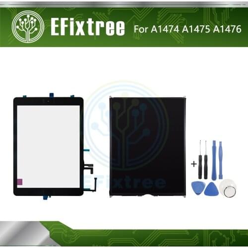 High Quality A1474 A1475 A1476 Touch Panel LCD Display Screen For iPad Air Touch Screen Digitizer Panel Black White