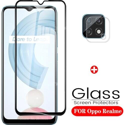 Tempered Glass For Oppo Realme C21 C 21 RealmeC21 RealmeC 21 Realmy C 21 21C Camera Screen Protector Safety Protective Film HD