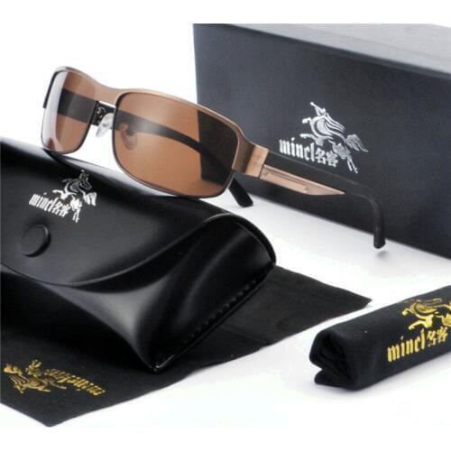 2019 Luxury Men Vintage Polarized Sunglasses Classic Brand Design Sun glasses Coating Lens Driving Shades For Men Women FML