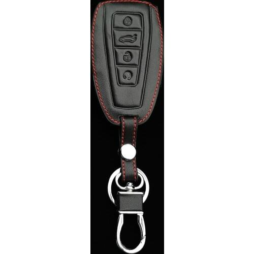 2020 Hot Sale Leather Car Key Fob Cover Case Shell Holder Set for Geely Coolray X6 Emgrand Global Hawk GX7 Remote Accessories