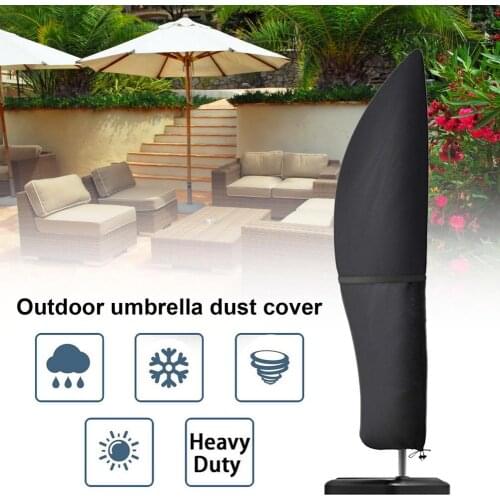 210D Oxford Cloth Parasol Protection Cover Waterproof Outdoor Beach Umbrella Windproof Sunshade Dust Cover for Banana Umbrella