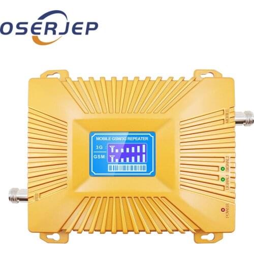2G 3G Dual Band GSM 900mhz W-CDMA 2100mhz mobile phone Signal amplifier booster Repeater