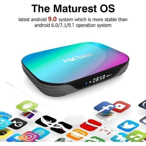 50pcs/lot New Amlogic S905X3 Quad Core 8K Android 9.0 TV Box With 2.4G/5G WiFi BT HK1 Box