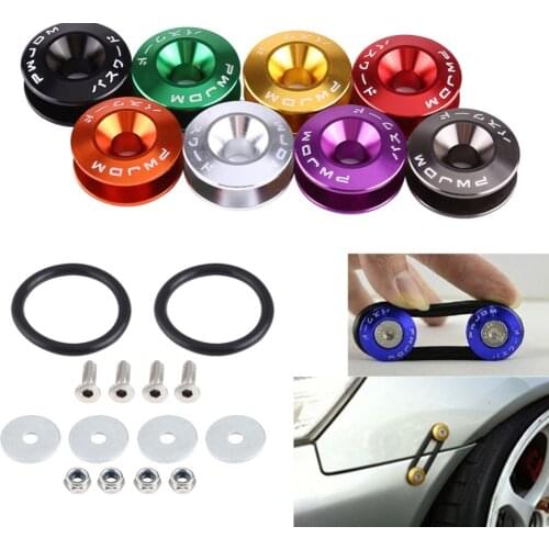 1 Set Car Bumper Washer/Bolt Engine Bay Dress Up Kit Set bumper quick release bumper Car Accessories Aluminium