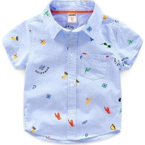 BEIHUAN Boys' Short Sleeve Shirts