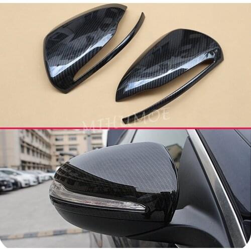 Carbon Fiber Side Rearview Mirror Cover For Mercedes GLC C E S Class X253 C253 W213 W222 H247 X247 W205 C257
