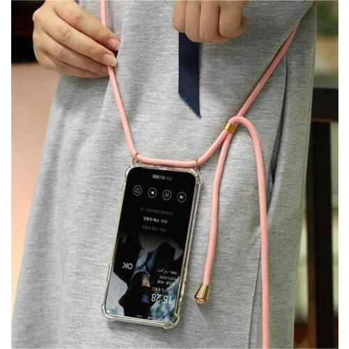 Crossbody Strap Cord Case for Samsung Galaxy A01 A3 A5 A12 A42 A31 A41 A51 A71 A10 A40 A50 A70 A21S Necklace Funda Lanyard Coque