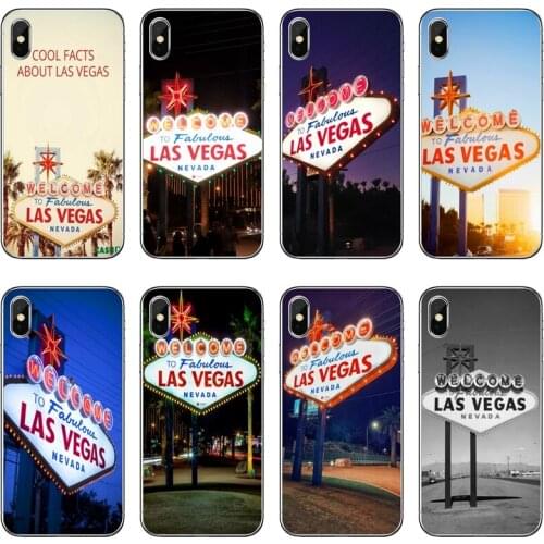 Las Vegas Sign LIGHTS Nevada Soft Phone Case For Samsung Galaxy A71 A70 A60 A51 A50 A41 A40 A31 A30 A20E A21S A12 A10 A7 A5 A3