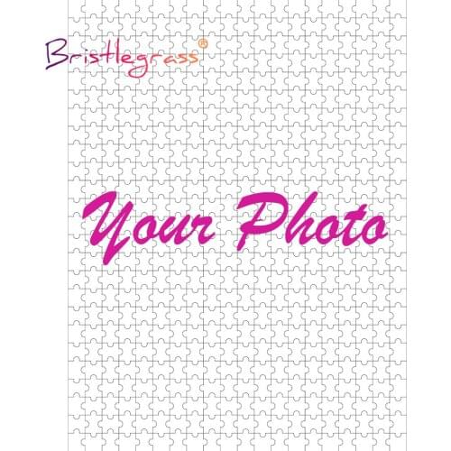 BRISTLEGRASS Wooden Jigsaw Puzzle 500 1000 Piece Personalized Customization Educational Toy Collectibles Wedding Gift Home Decor