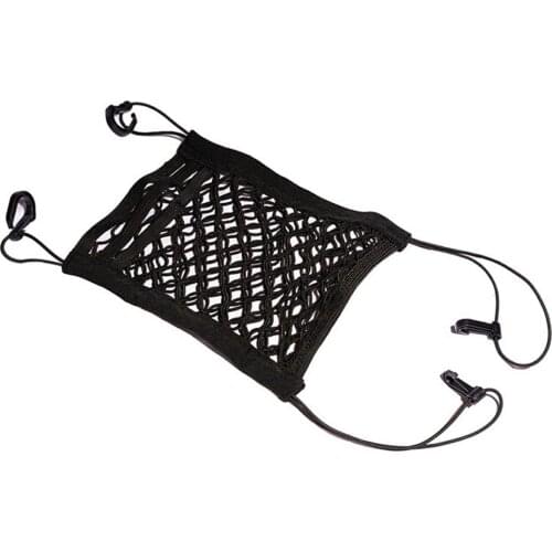 Car Storage Net Bag Organizer Holder Mesh Seat Back Hanging Trunk Luggage Hooks String Kit Off Road 4x4 Truck Auto Accessories