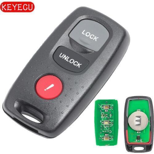 Keyecu Remote Car Key 3 Button Fob for Mazda 3 FCC KPU41794 Model 41794