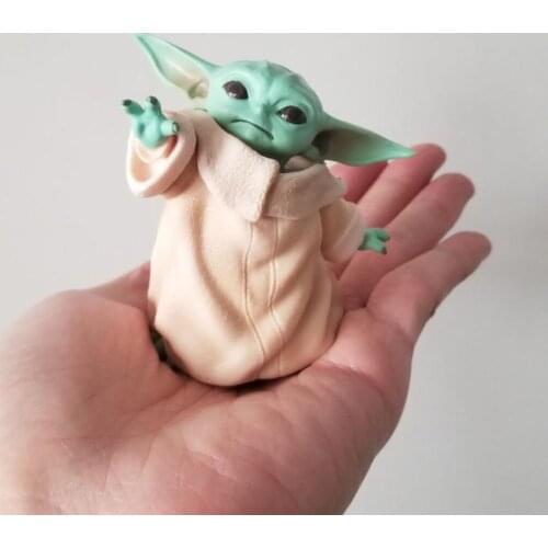 Hasbro Baby Yoda Grogu Action Figure Dolls Toy Collection The Cute Yoda Figure Dolls Toy Birthday Gifts for Kids