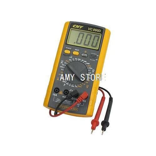 200mV-700V AC Voltage Resistance Meter Digital Multimeter w 2 Test Lead CHY VC890D