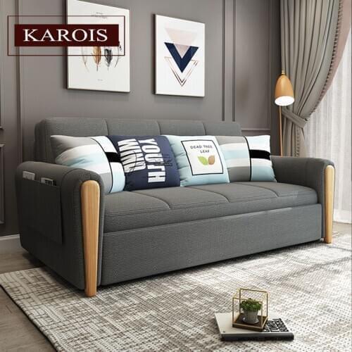KAROIS S9200 Multifunctional Foldable Simple Lazy Sofa Bed Storage Box Dual-purpose 1.5 Meters Livingroom Furniture Home