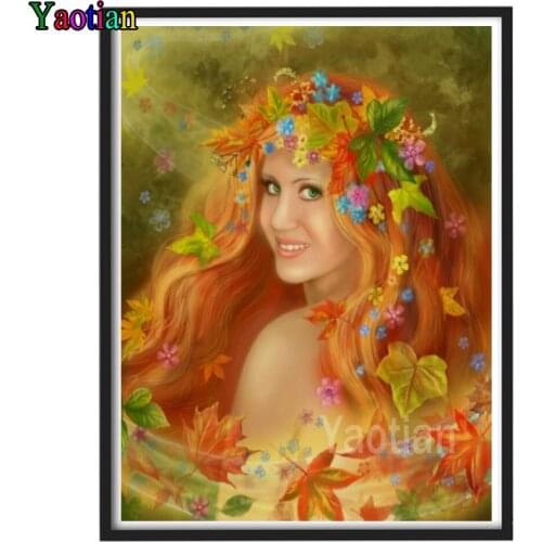 Beauty Maple Leaf 5D DIY Diamond Painting Full Square/Round Resin Diamond Embroidery Picture Of Rhinestones Diamond Mosaic Decor