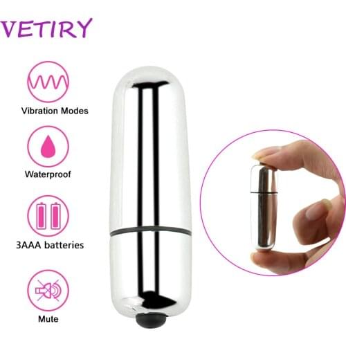 VETIRY Bullet Vibrator Mini Dildo Vibarator Clitoris Vagina Stimulation G-spot Massage Sex Toys for Women Sex Products