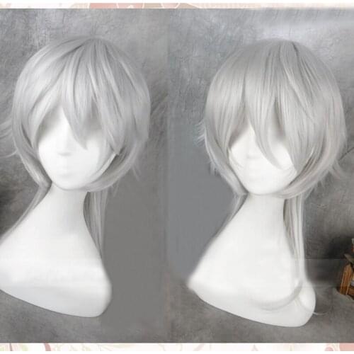 Game Touken Ranbu Online Cosplay Wig Tsurumaru Kuninaga Cosplay Wig Heat Resistant Heat Resistant Hair Cosplay Wigs + Wig Cap