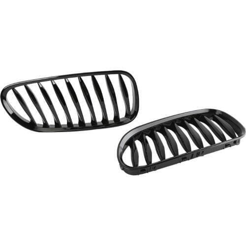 VODOOL Glossy Black Sporty Style Car Front Kidney Grill Grilles Exterior Accessories Car Styling For BMW Z4 E85 E86 2003-2008