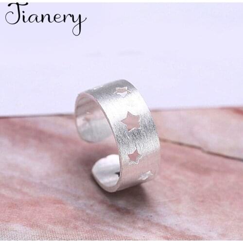 Luxury Brand Creative Style Boho Star Rings For Women Adjustable Ring Fashion Charm Jewelry Wholesale 2021