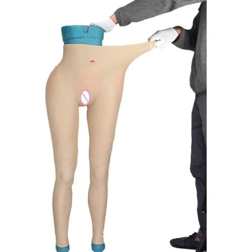 Cosplay Silicone Realistic Vagina Panties Crossdresser Artificial Sex Fake Boxer Underwear Transgender Drag Queen Male to Female