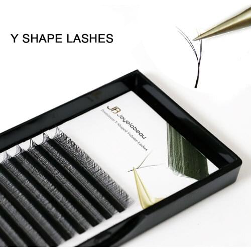 Mixed W/YY Shape Lash Fluffy Semi Permanent Makeup Handmade Lashes Eyelashes Extension Premade Fan Fast Fanning Volume Cilios