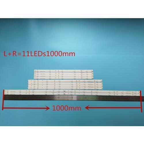 100% New 12pcs/Kit LED strips for PHI LIPS 50 TV 50PUH6300 88 50PUK6400 12 TPT500DK QS1 LB PF3030 GJD2P5500612AG82 R H 50AH42R