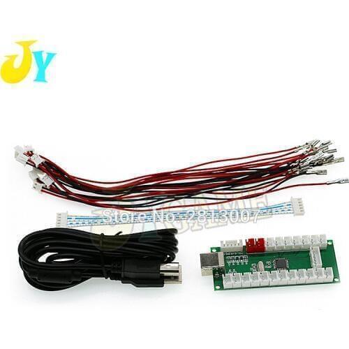 DIY Zero Delay Arcade Replacement Parts USB Arcade Encoder PC PS3 Raspberry Pi to Joystick And Cable For Controls DIY Game Kit